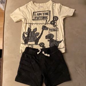 The children’s place tshirt snd shorts set